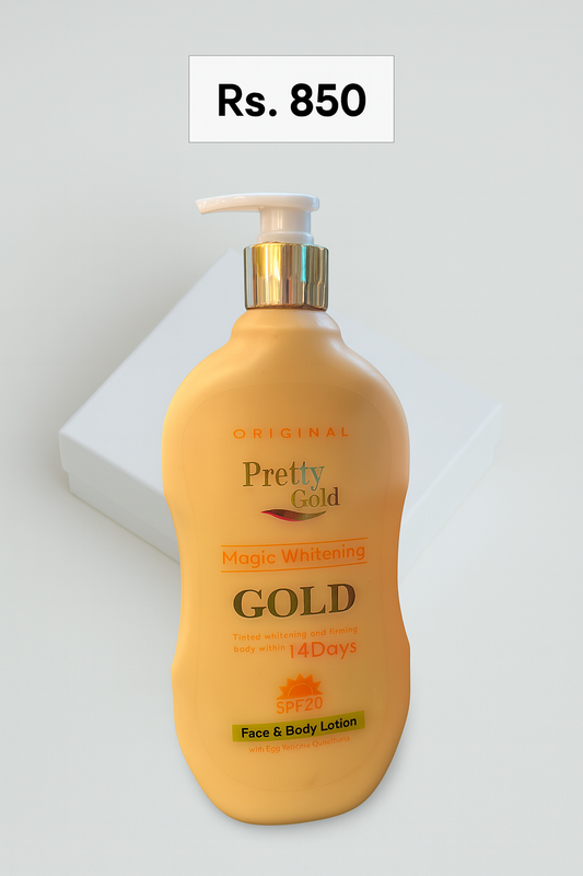 Pretty Gold Magic Whitening lotion