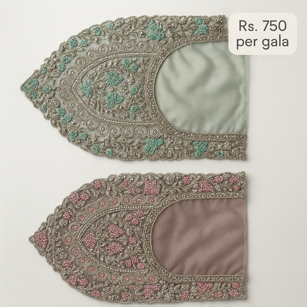 Neck Designs 750 per gala
